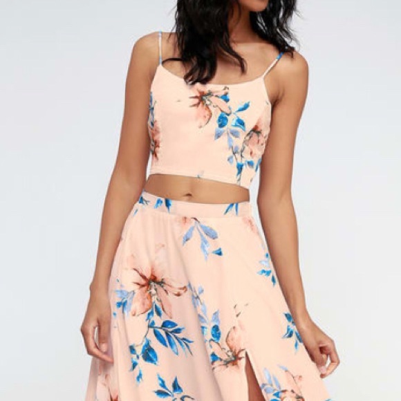 Lulu’s two piece maxi dress - Picture 3 of 6